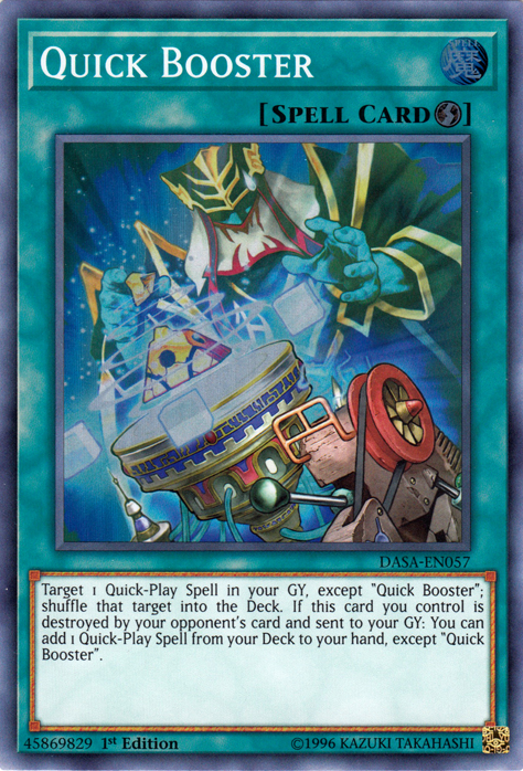 Quick Booster [DASA-EN057] Super Rare | Fandemonia Ltd