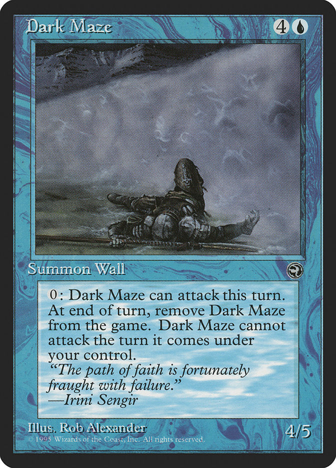 Dark Maze (Irini Sengir Flavor Text) [Homelands] | Fandemonia Ltd