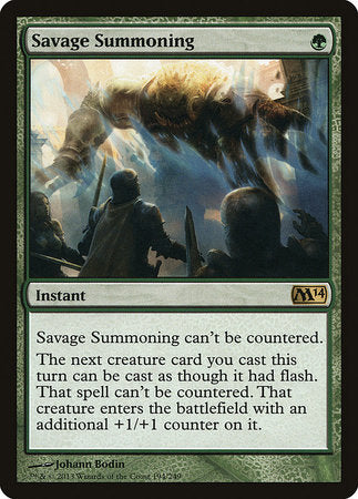 Savage Summoning [Magic 2014] | Fandemonia Ltd