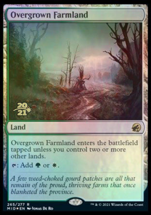 Overgrown Farmland [Innistrad: Midnight Hunt Prerelease Promos] | Fandemonia Ltd