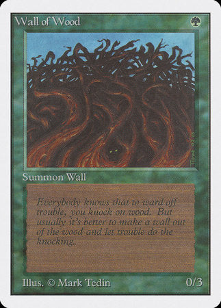Wall of Wood [Unlimited Edition] | Fandemonia Ltd