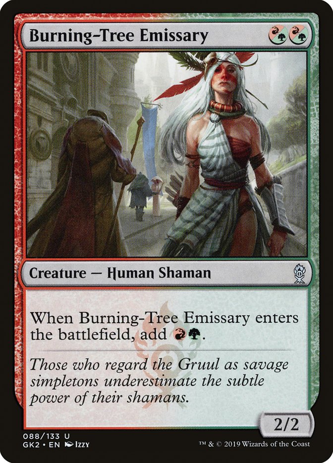 Burning-Tree Emissary [Ravnica Allegiance Guild Kit] | Fandemonia Ltd