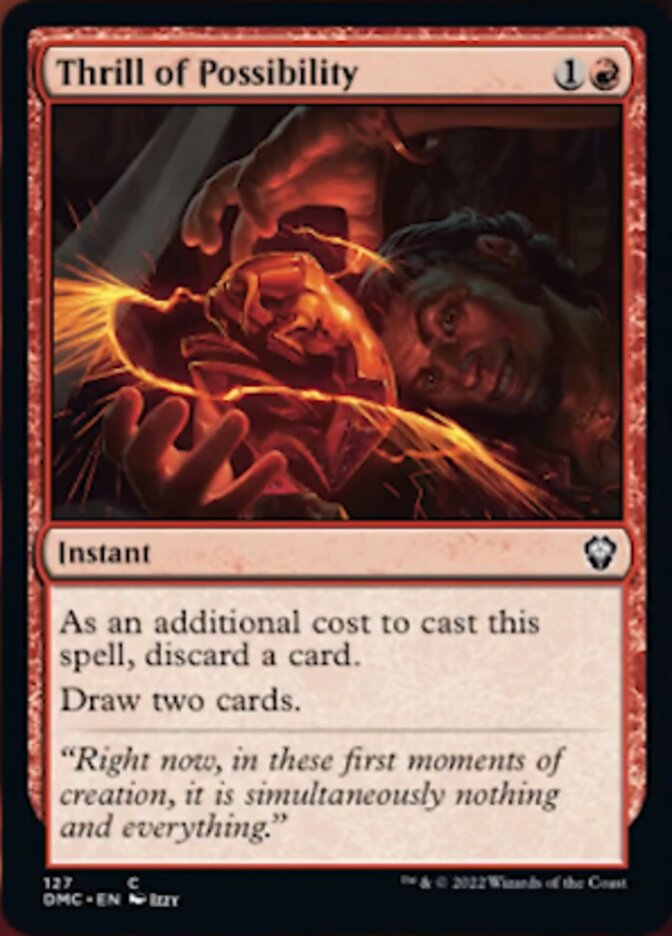 Thrill of Possibility [Dominaria United Commander] | Fandemonia Ltd