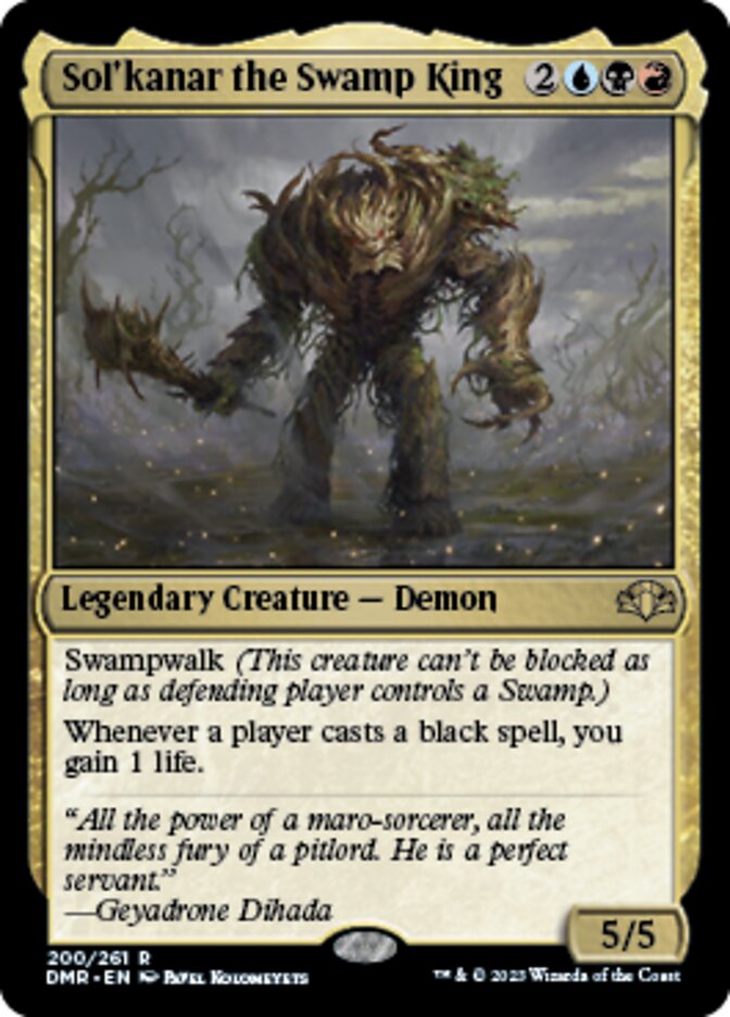 Sol'kanar the Swamp King [Dominaria Remastered] | Fandemonia Ltd