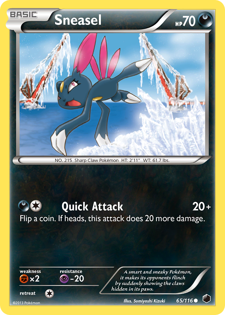 Sneasel (65/116) [Black & White: Plasma Freeze] | Fandemonia Ltd