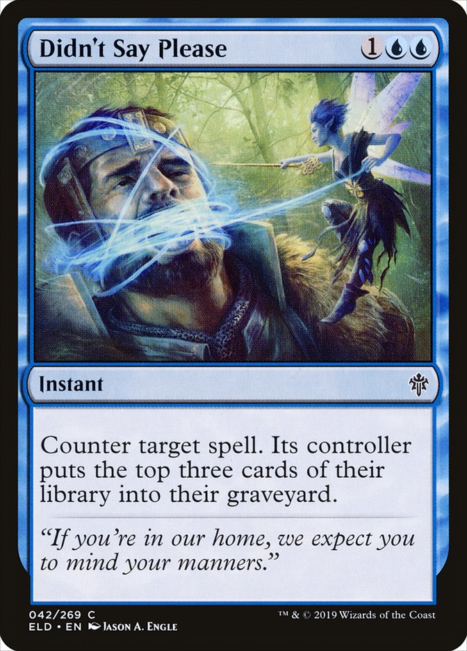 Didn't Say Please [Throne of Eldraine] | Fandemonia Ltd