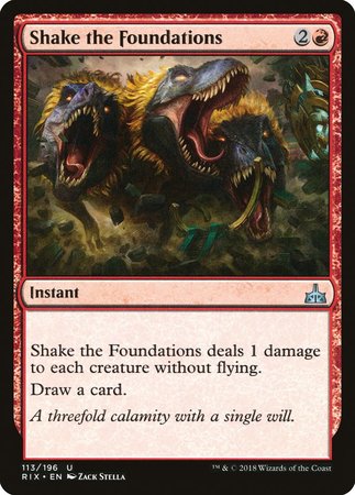 Shake the Foundations [Rivals of Ixalan] | Fandemonia Ltd