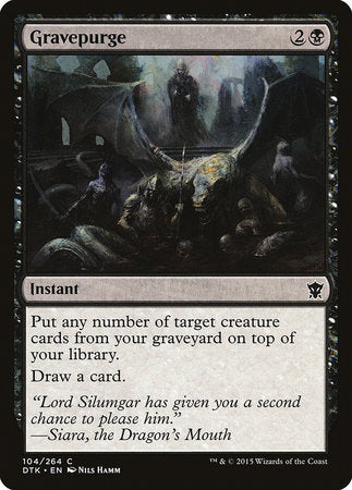 Gravepurge [Dragons of Tarkir] | Fandemonia Ltd