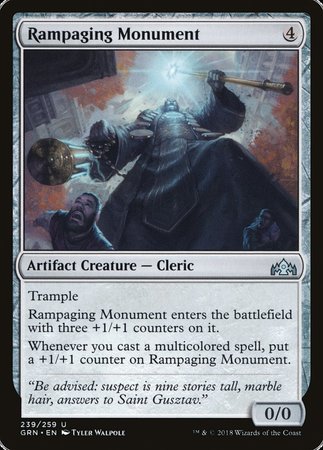Rampaging Monument [Guilds of Ravnica] | Fandemonia Ltd