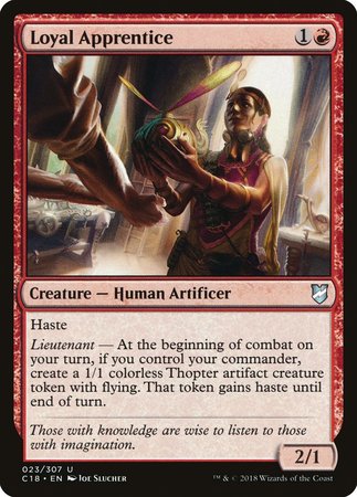 Loyal Apprentice [Commander 2018] | Fandemonia Ltd