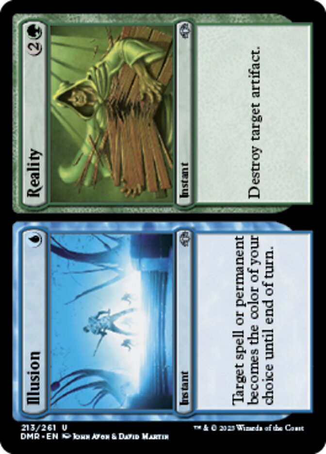 Illusion // Reality [Dominaria Remastered] | Fandemonia Ltd