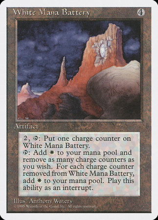 White Mana Battery [Fourth Edition] | Fandemonia Ltd