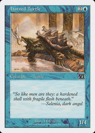 Horned Turtle [Classic Sixth Edition] | Fandemonia Ltd