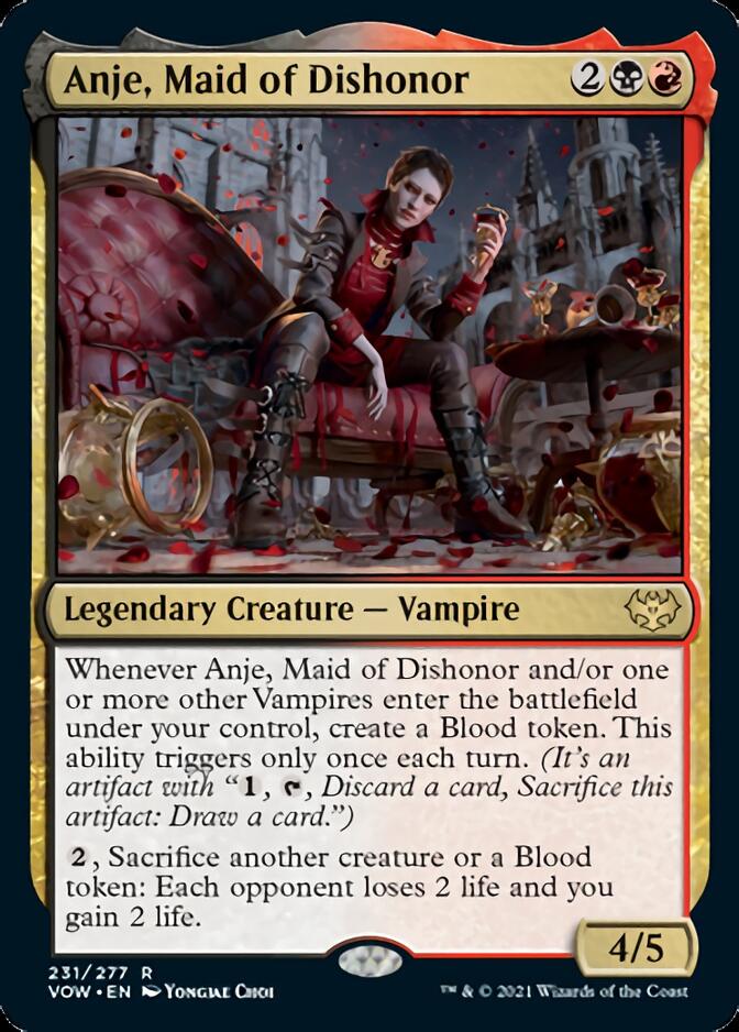 Anje, Maid of Dishonor [Innistrad: Crimson Vow] | Fandemonia Ltd