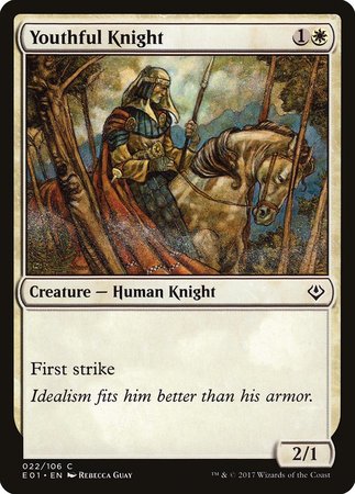 Youthful Knight [Archenemy: Nicol Bolas] | Fandemonia Ltd