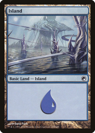Island (235) [Scars of Mirrodin] | Fandemonia Ltd
