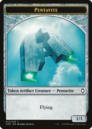 Pentavite Token [Commander Anthology Volume II Tokens] | Fandemonia Ltd