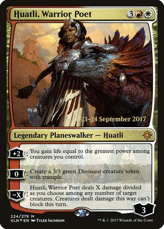 Huatli, Warrior Poet [Ixalan Promos] | Fandemonia Ltd