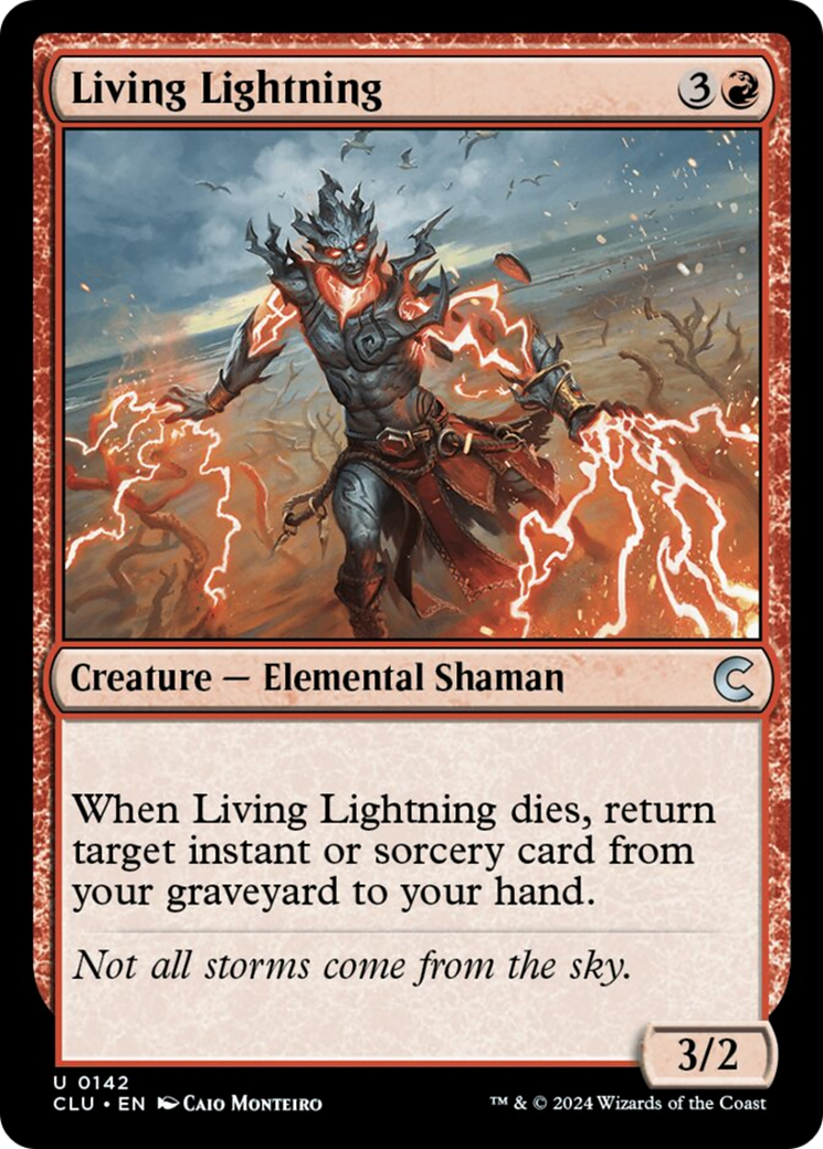 Living Lightning [Ravnica: Clue Edition] | Fandemonia Ltd