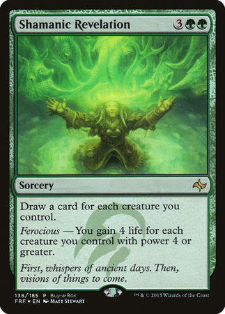 Shamanic Revelation [Fate Reforged Promos] | Fandemonia Ltd