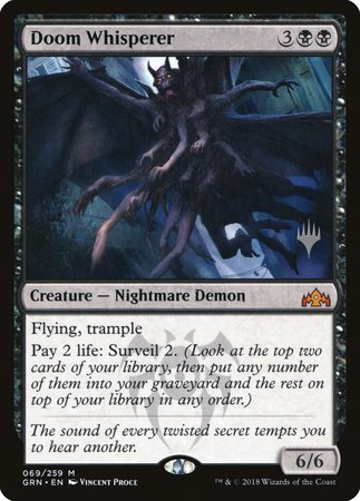 Doom Whisperer [Guilds of Ravnica Promos] | Fandemonia Ltd