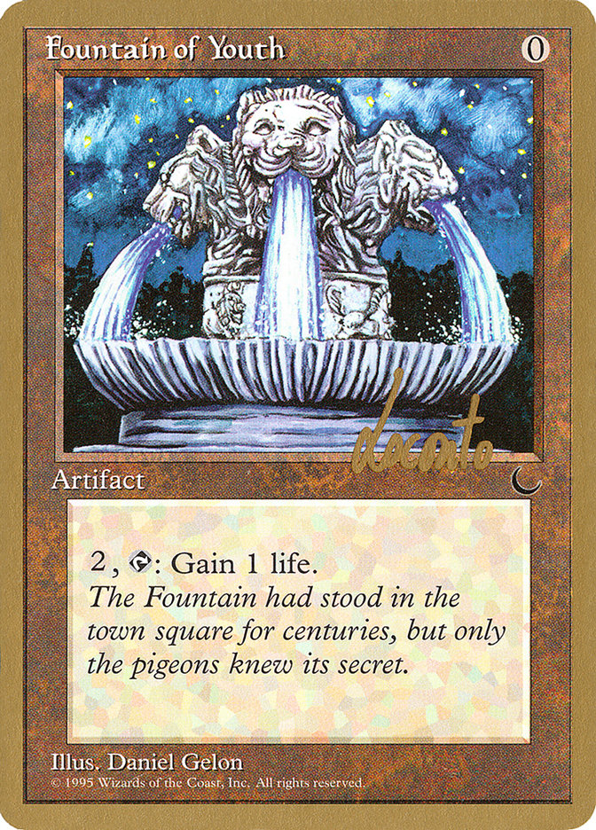 Fountain of Youth (Michael Loconto) [Pro Tour Collector Set] | Fandemonia Ltd