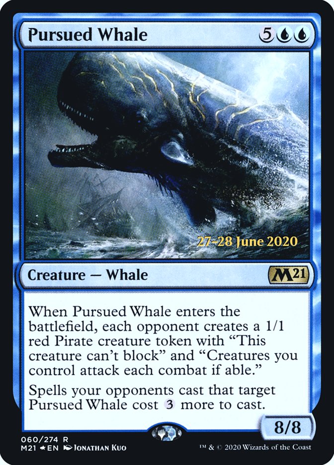 Pursued Whale  [Core Set 2021 Prerelease Promos] | Fandemonia Ltd