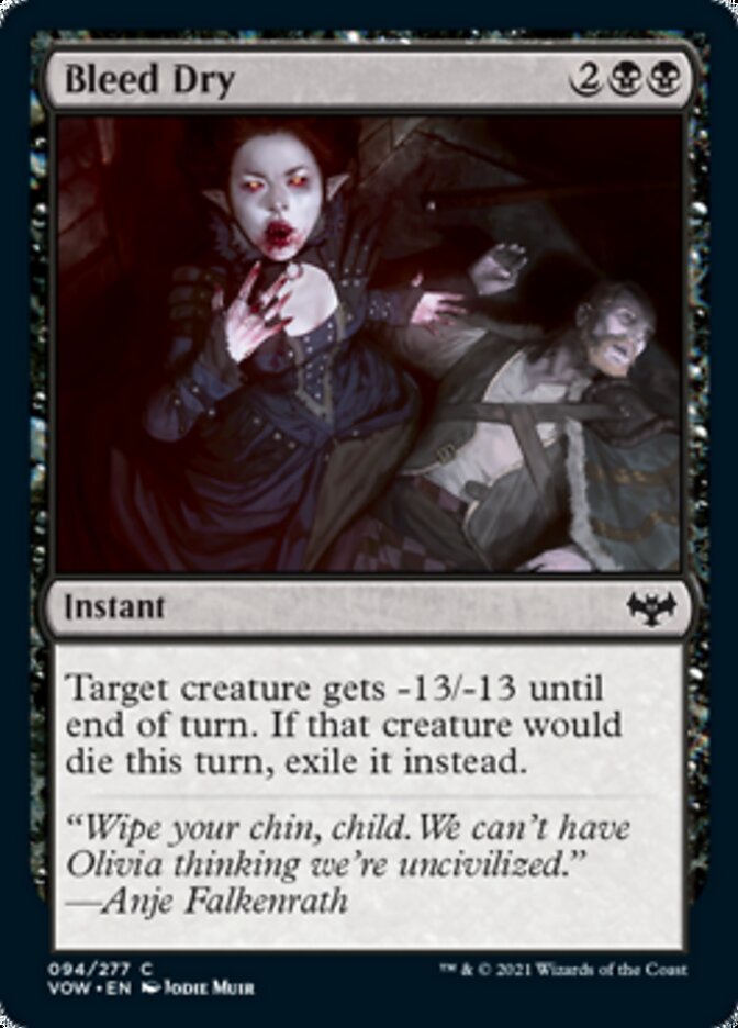 Bleed Dry [Innistrad: Crimson Vow] | Fandemonia Ltd