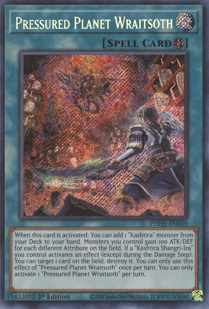 Pressured Planet Wraitsoth [PHHY-EN059] Secret Rare | Fandemonia Ltd