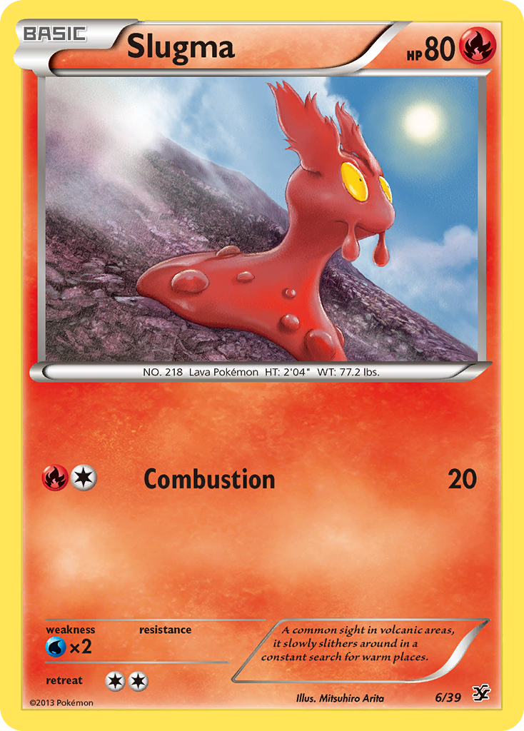 Slugma (6/39) [XY: Kalos Starter Set] | Fandemonia Ltd