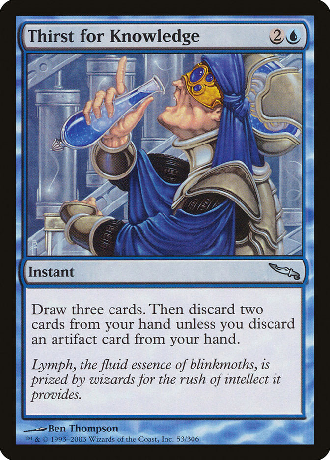 Thirst for Knowledge [Mirrodin] | Fandemonia Ltd