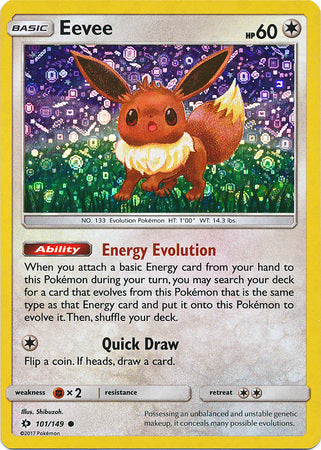 Eevee (101/149) (General Mills Promo) [Sun & Moon: Base Set] | Fandemonia Ltd