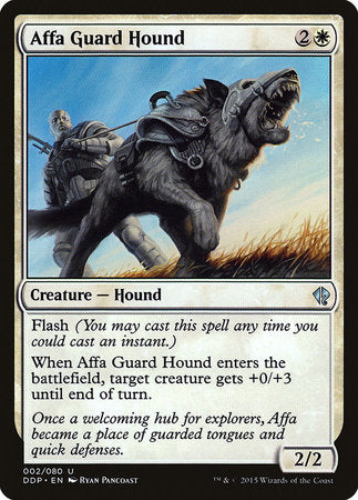 Affa Guard Hound [Duel Decks: Zendikar vs. Eldrazi] | Fandemonia Ltd