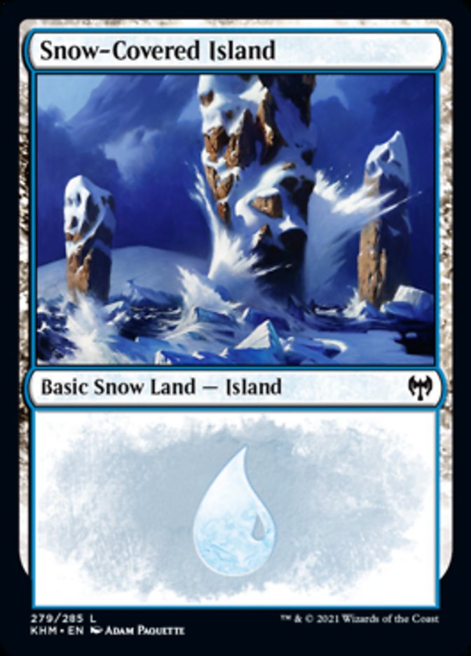 Snow-Covered Island (279) [Kaldheim] | Fandemonia Ltd