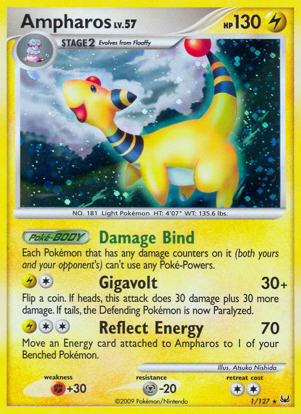 Ampharos (1/127) [Platinum: Base Set] | Fandemonia Ltd