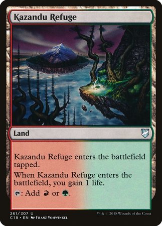Kazandu Refuge [Commander 2018] | Fandemonia Ltd