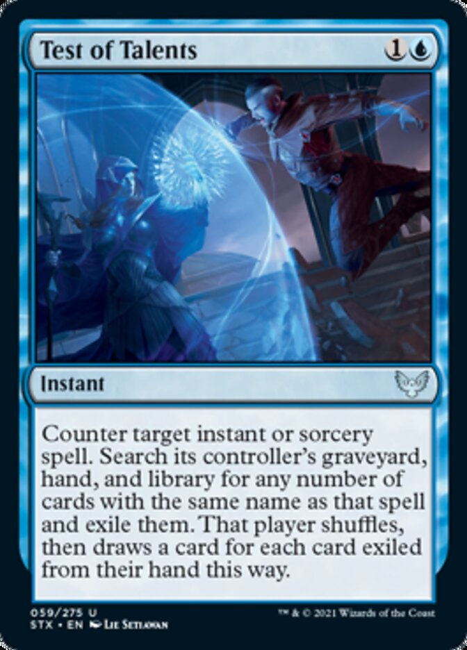 Test of Talents [Strixhaven: School of Mages] | Fandemonia Ltd