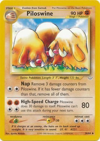 Piloswine (36/64) [Neo Revelation Unlimited] | Fandemonia Ltd