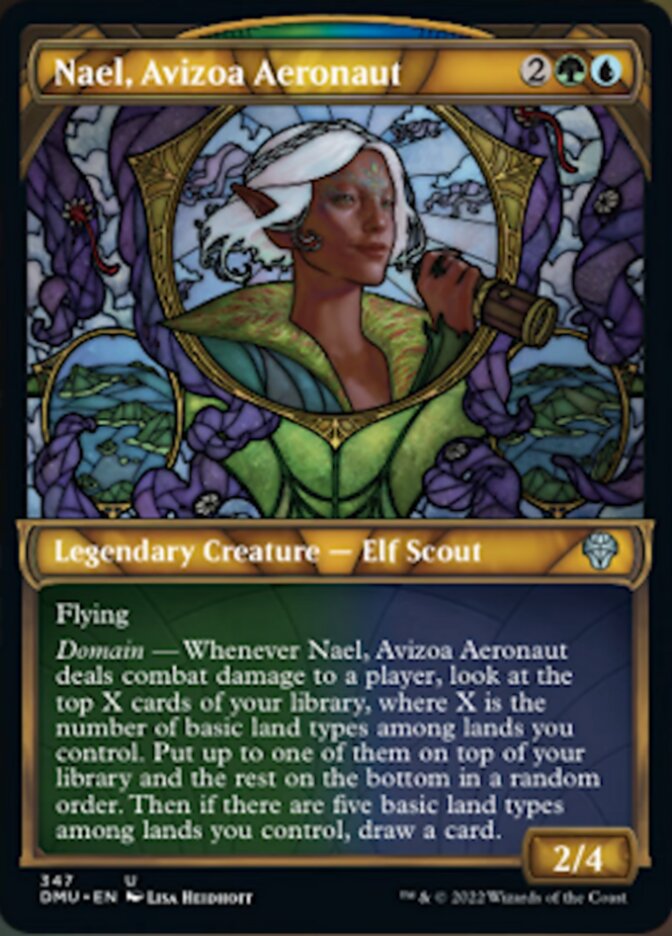 Nael, Avizoa Aeronaut (Showcase Textured) [Dominaria United] | Fandemonia Ltd