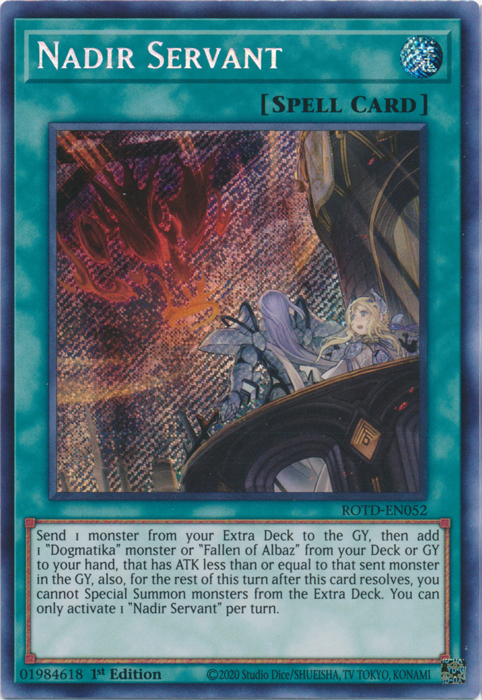 Nadir Servant [ROTD-EN052] Secret Rare | Fandemonia Ltd