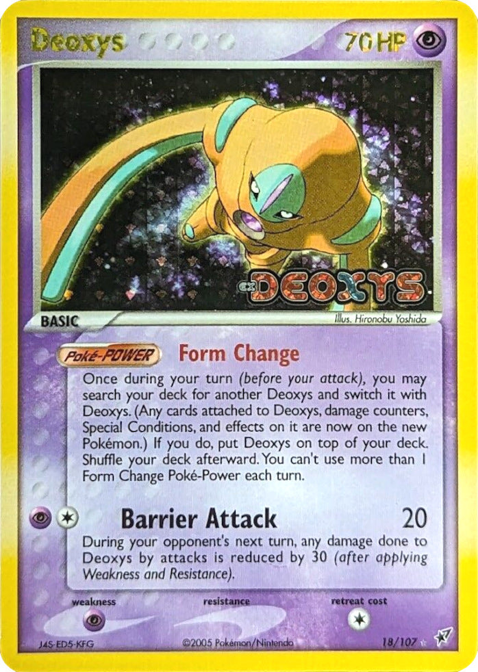 Deoxys (18/107) (Stamped) [EX: Deoxys] | Fandemonia Ltd