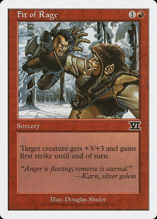 Fit of Rage [Classic Sixth Edition] | Fandemonia Ltd