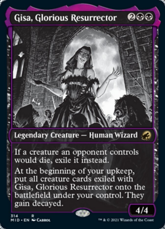 Gisa, Glorious Resurrector (Showcase Eternal Night) [Innistrad: Midnight Hunt] | Fandemonia Ltd
