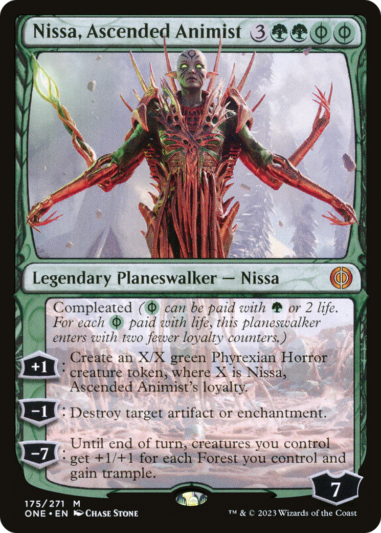 Nissa, Ascended Animist [Phyrexia: All Will Be One] | Fandemonia Ltd
