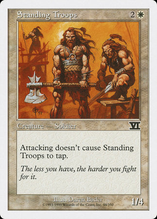 Standing Troops [Classic Sixth Edition] | Fandemonia Ltd