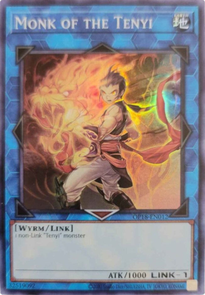 Monk of the Tenyi [OP18-EN012] Super Rare | Fandemonia Ltd