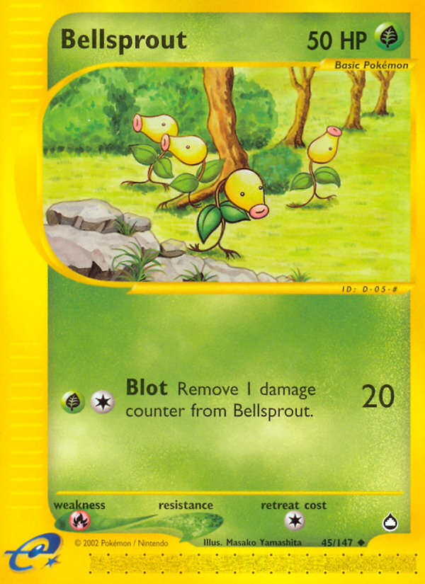 Bellsprout (45/147) [Aquapolis] | Fandemonia Ltd