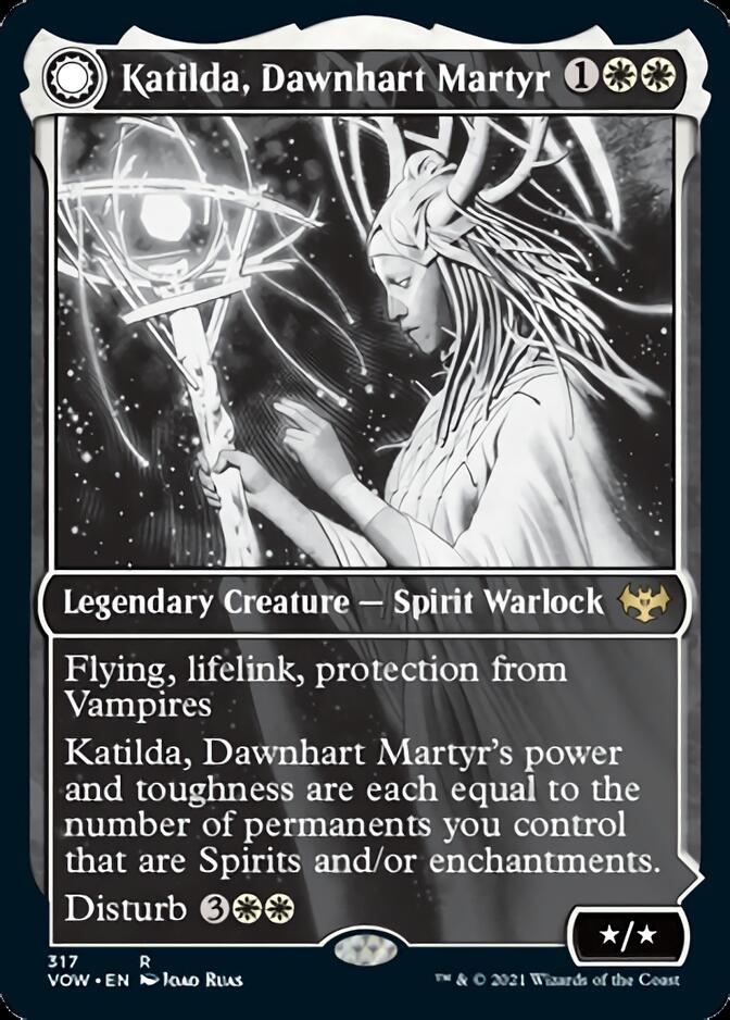 Katilda, Dawnhart Martyr // Katilda's Rising Dawn (Showcase Eternal Night) [Innistrad: Crimson Vow] | Fandemonia Ltd