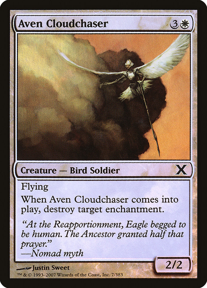 Aven Cloudchaser (Premium Foil) [Tenth Edition] | Fandemonia Ltd