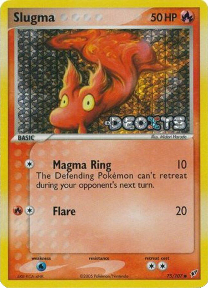 Slugma (75/107) (Stamped) [EX: Deoxys] | Fandemonia Ltd